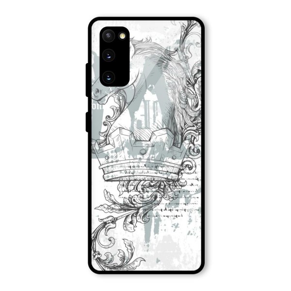 Designous Vintage Glass Back Case for Galaxy S20 FE 5G